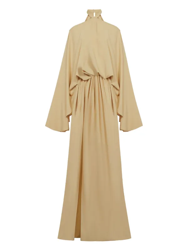 Taller Marmo Sundance Halter-neck Maxi Dress in Yellow