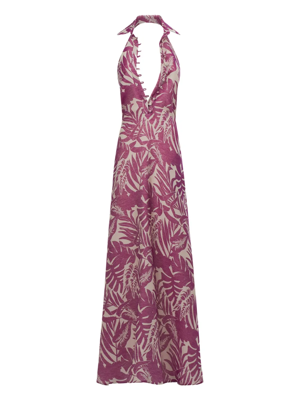 Taller Marmo Barbara tropical buttoned maxi dress · 40