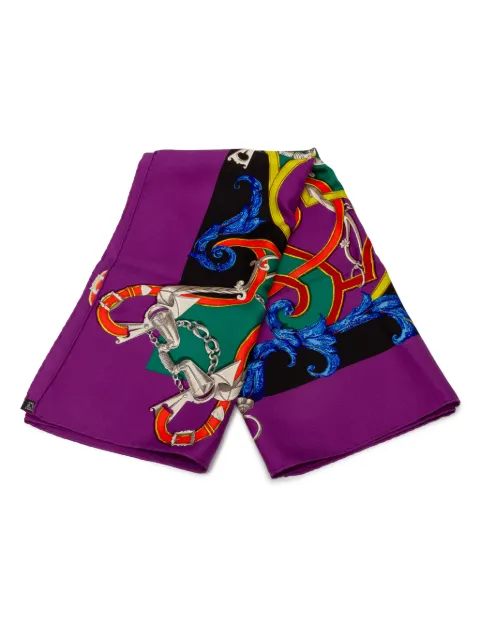 Hermès Pre-Owned 2000-2025 Par Mefsire Antoine De Plvvinel Silk Scarf 90 scarves