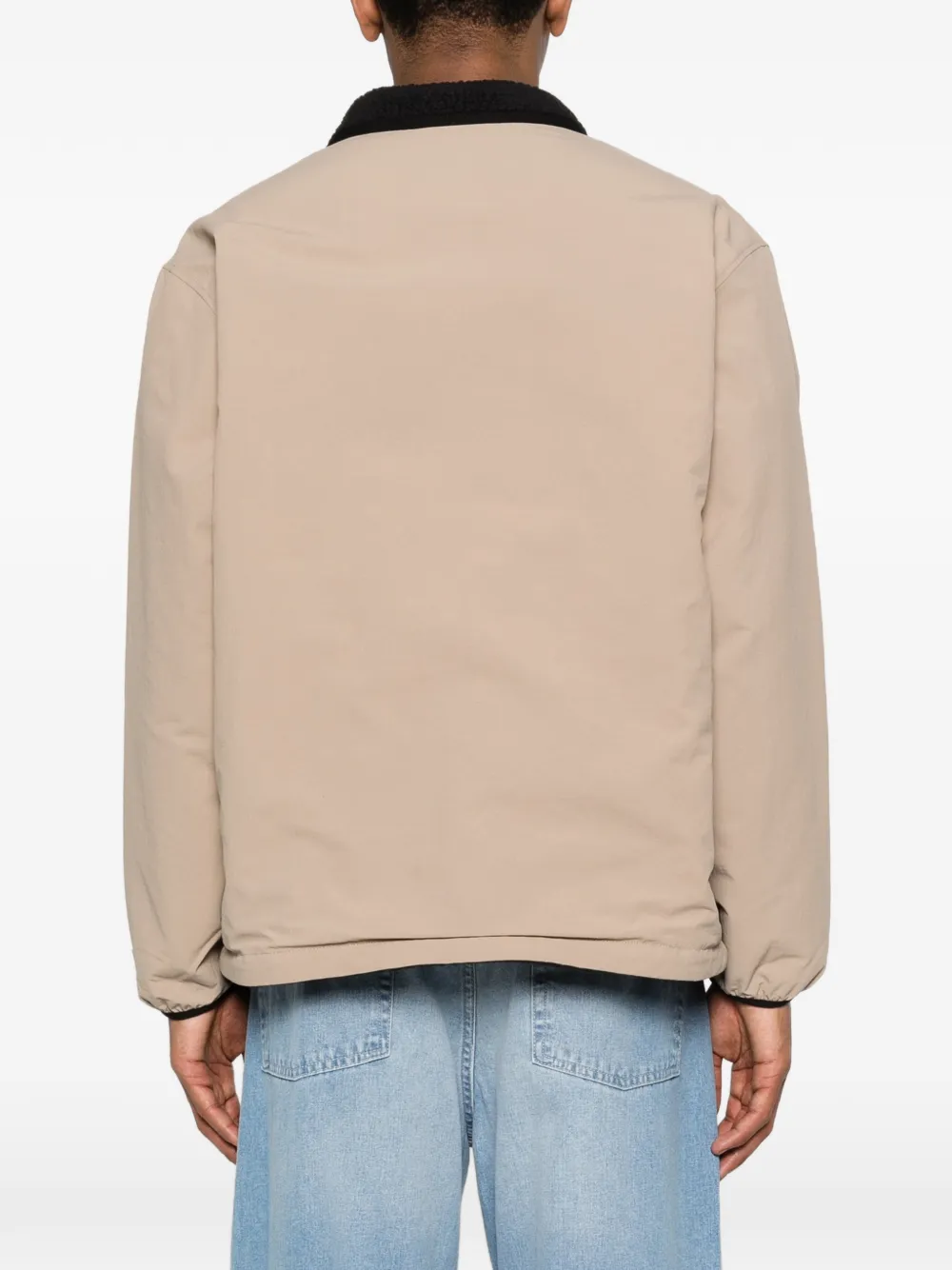 The North Face Omkeerbaar jack met fleece textuur Beige