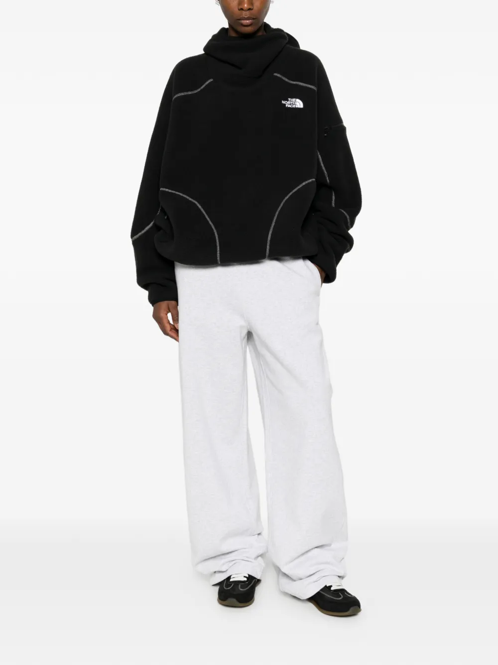 The North Face Balaclava fleece jack Zwart
