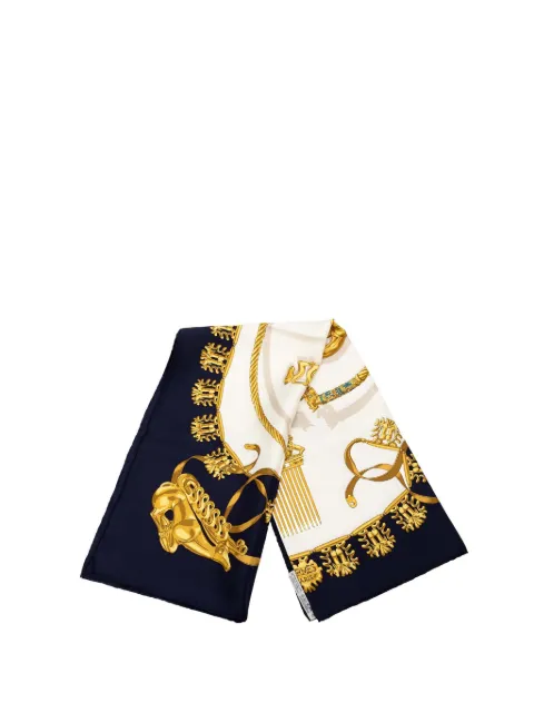 Hermès Pre-Owned 2000-2020 Les Cavaliers d Or Silk Scarf scarves