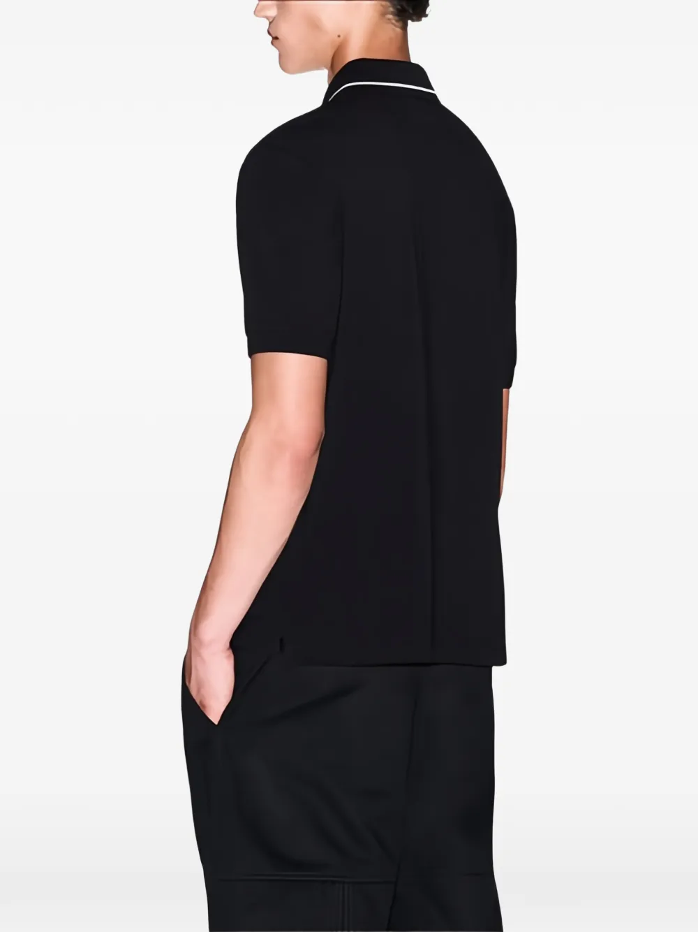 Armani Exchange Poloshirt met korte mouwen Zwart
