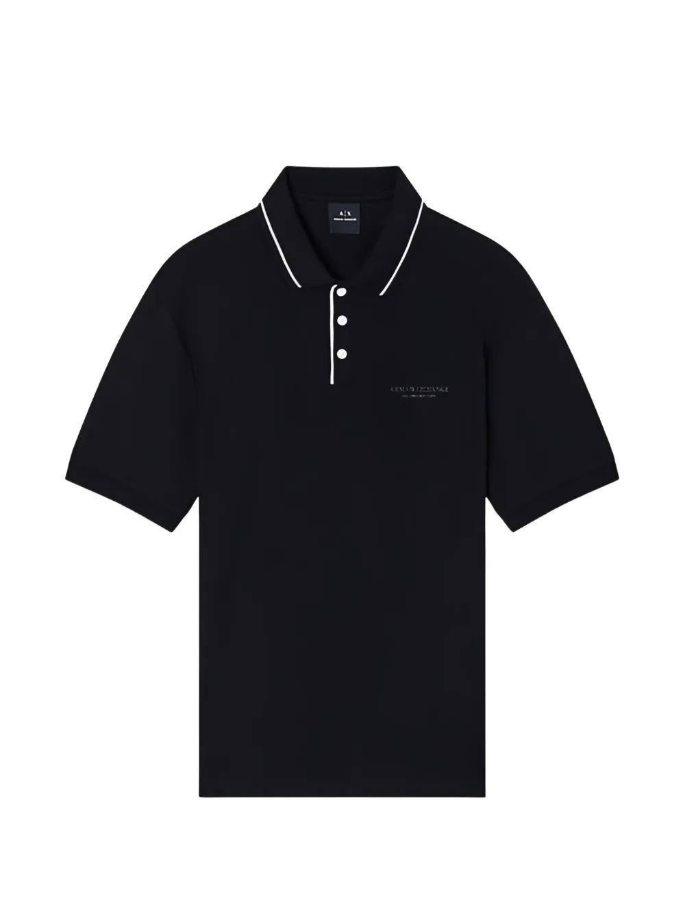 Armani Exchange short-sleeve polo shirt - Nero
