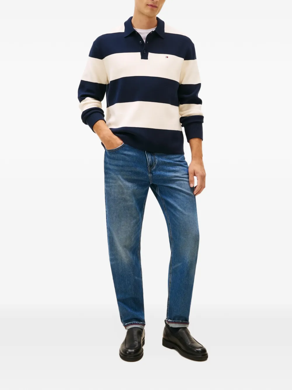 Tommy Hilfiger Harlem tapered jeans Blauw