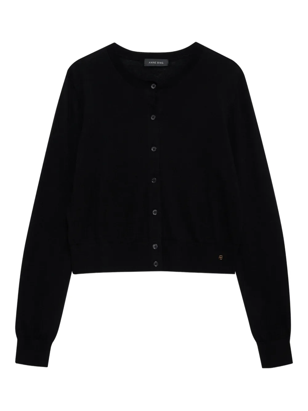 ANINE BING buttoned long-sleeve cardigan - Schwarz