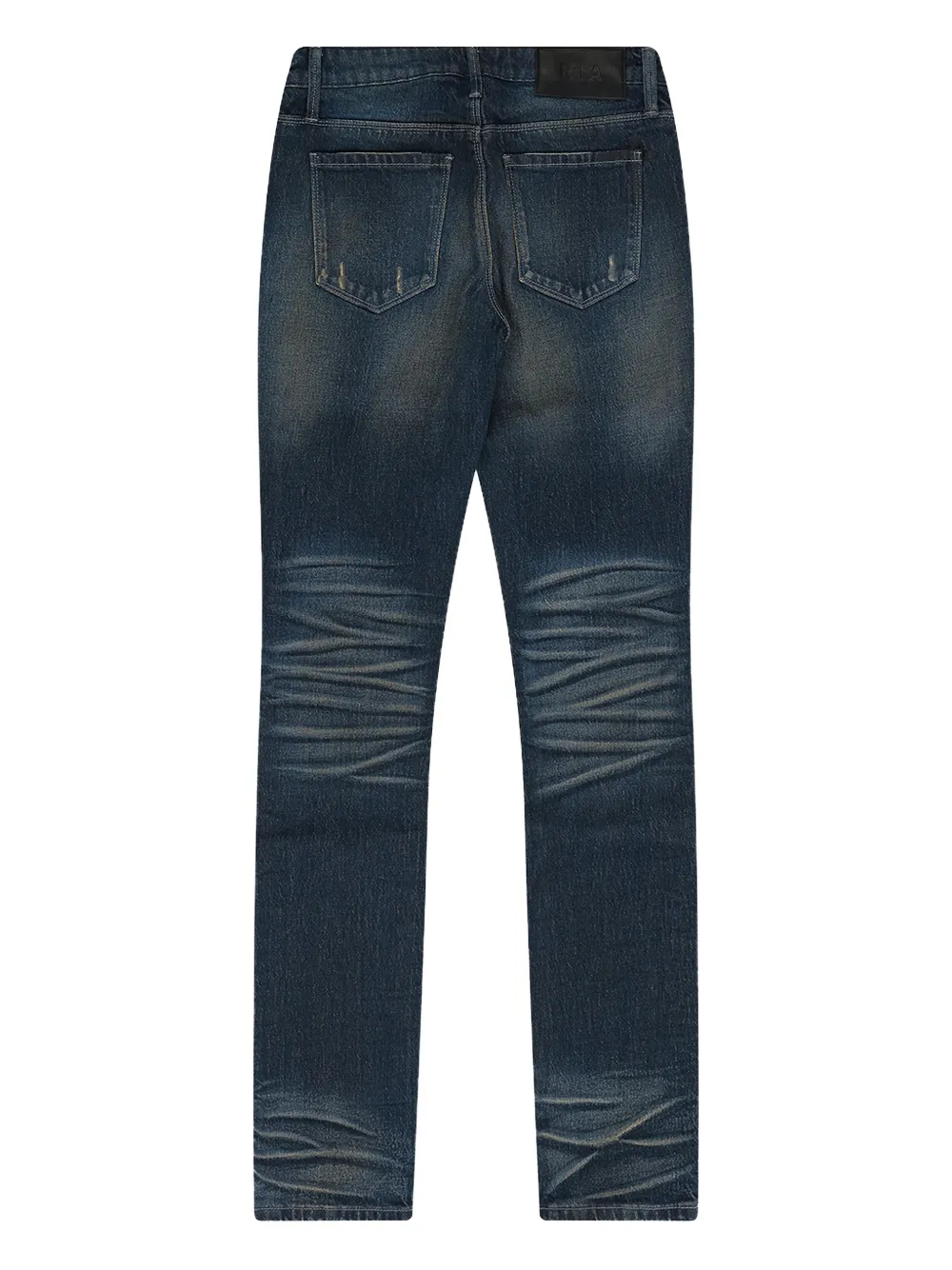 RTA Bryant distressed skinny jeans - Blauw