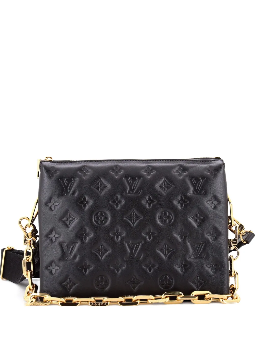 Louis Vuitton Pre-Owned Coussin Bag Monogram Embossed Lambskin PM crossbody bag - Nero