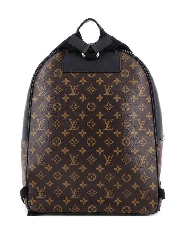 Louis Vuitton Josh Macassar Monogram Canvas Backpack - Black Louis Vuitton Josh Macassar Monogram Canvas Backpack - Black
