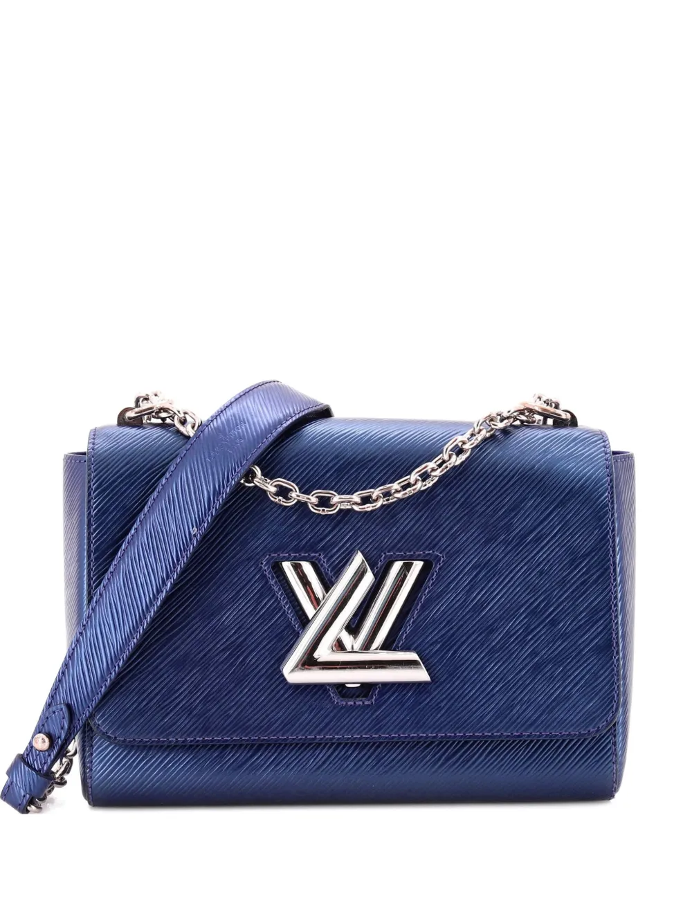 Louis Vuitton Pre-Owned Twist Handbag Epi Leather MM crossbody bag - Blu