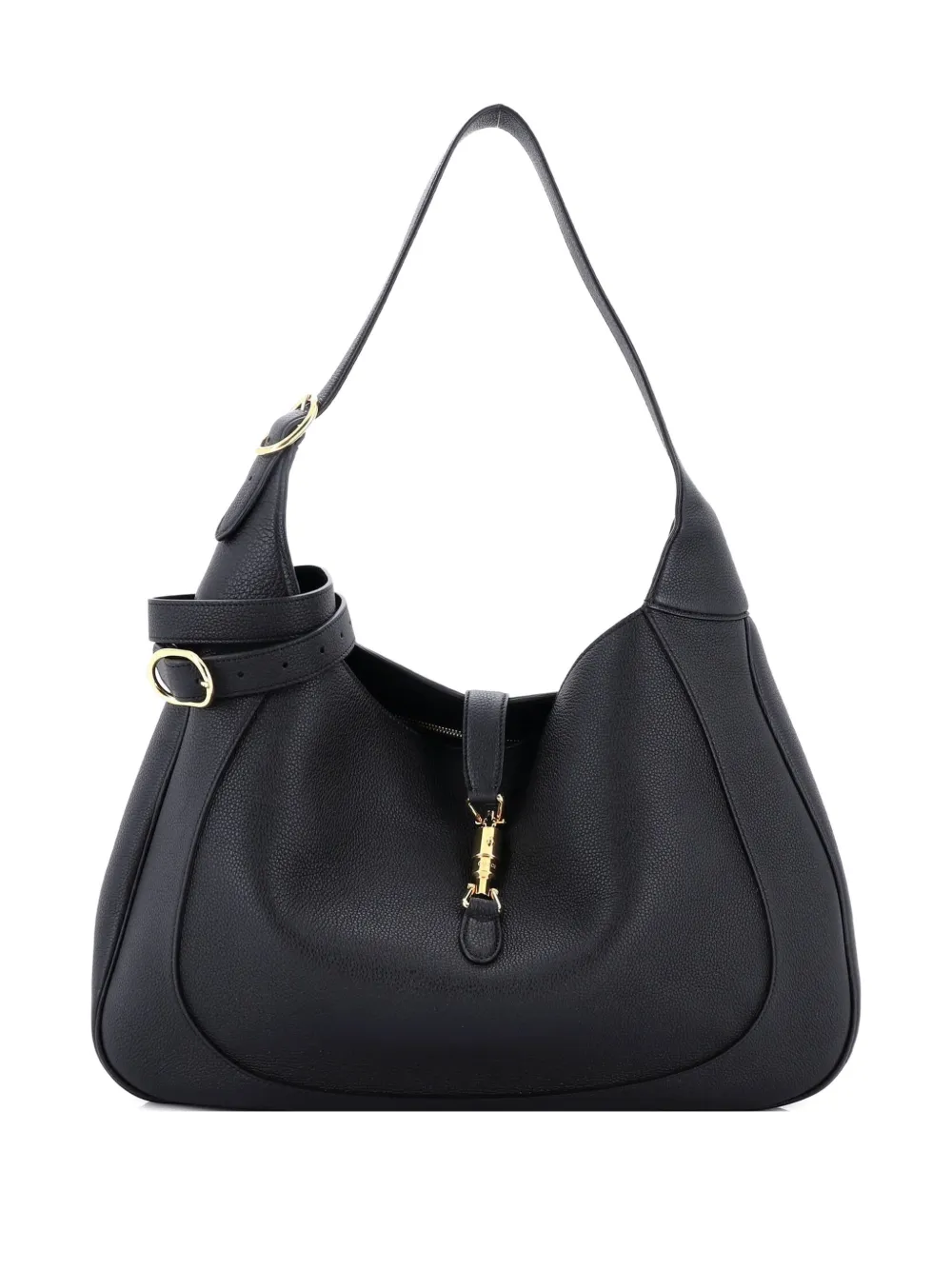 Gucci Pre-Owned Jackie 1961 Leather Large hobo bag - Nero
