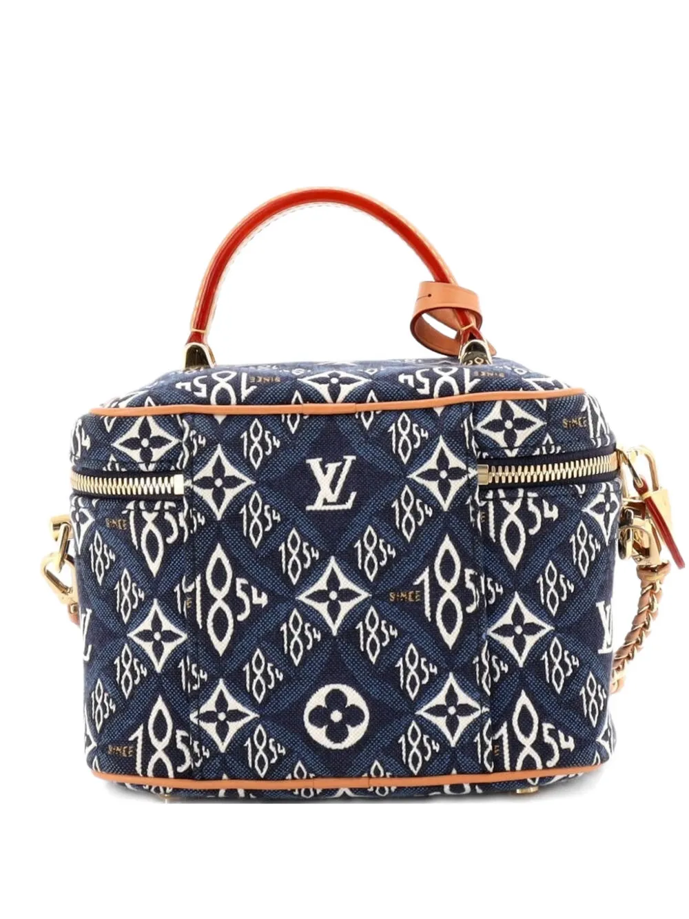 Louis Vuitton Pre-Owned Vanity Handbag Limited Edition Since 1854 Monogram Jacquard PM satchel - Blu