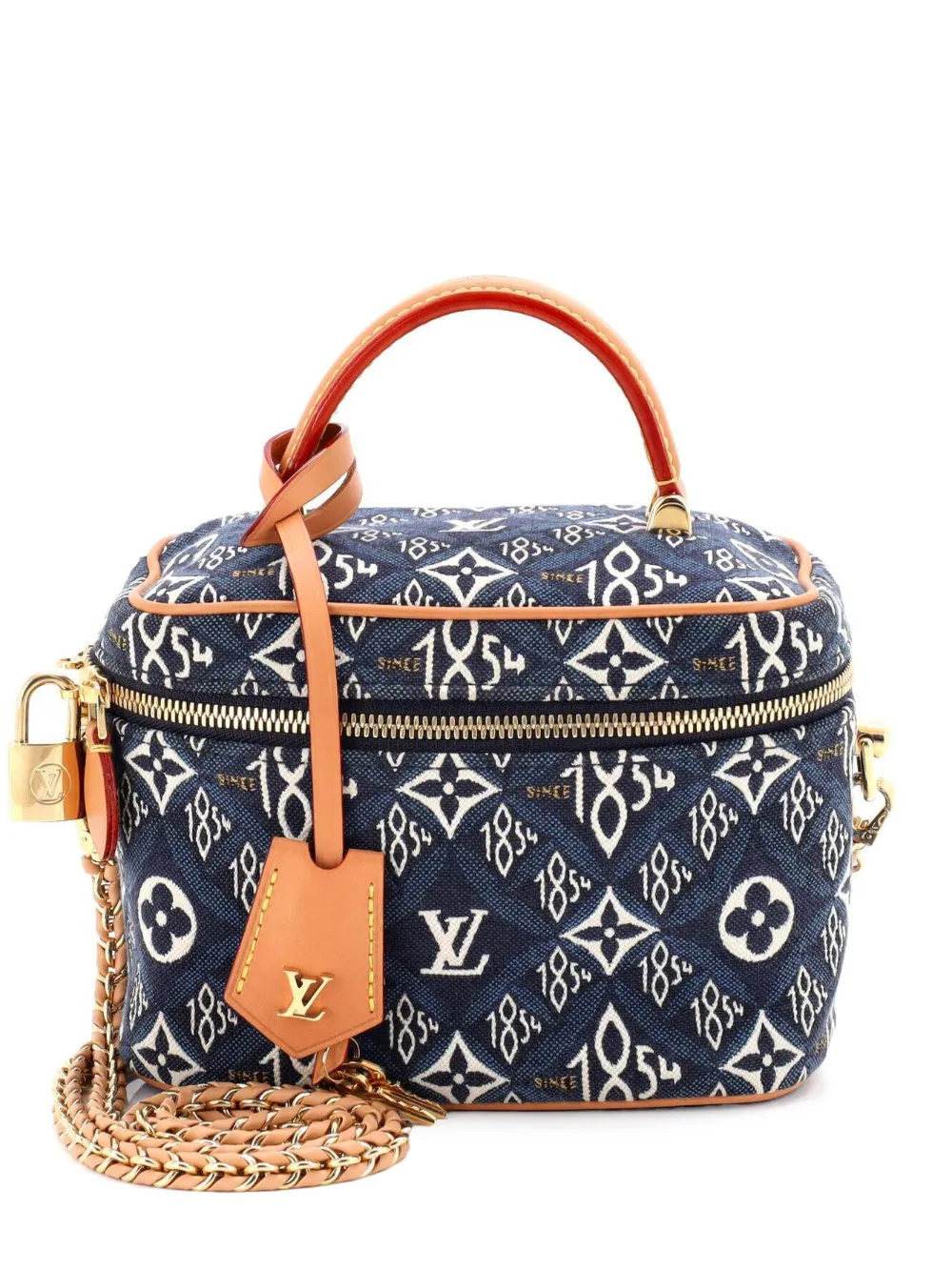 Louis Vuitton Pre-Owned Vanity Handbag Limited Edition Since 1854 Monogram Jacquard PM satchel - Blu