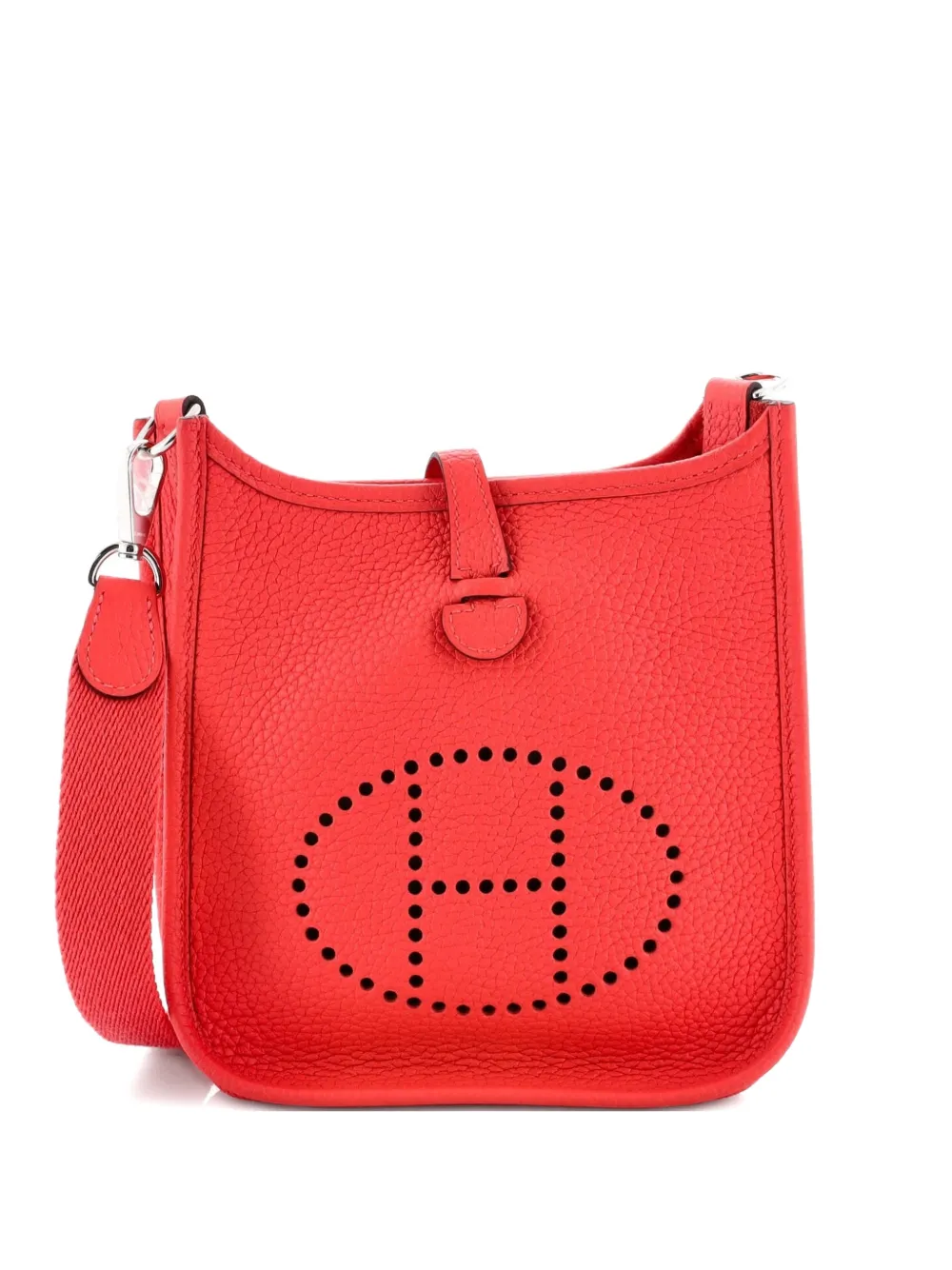 Hermès Pre-Owned Evelyne Bag Gen III Clemence TPM crossbody bag - Red