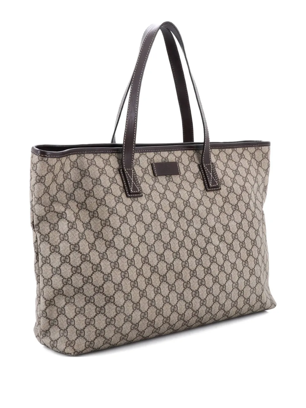 Gucci Pre-Owned bolso shopper Plus GG Coated Canvas with Leather Large | marrón | Image 1