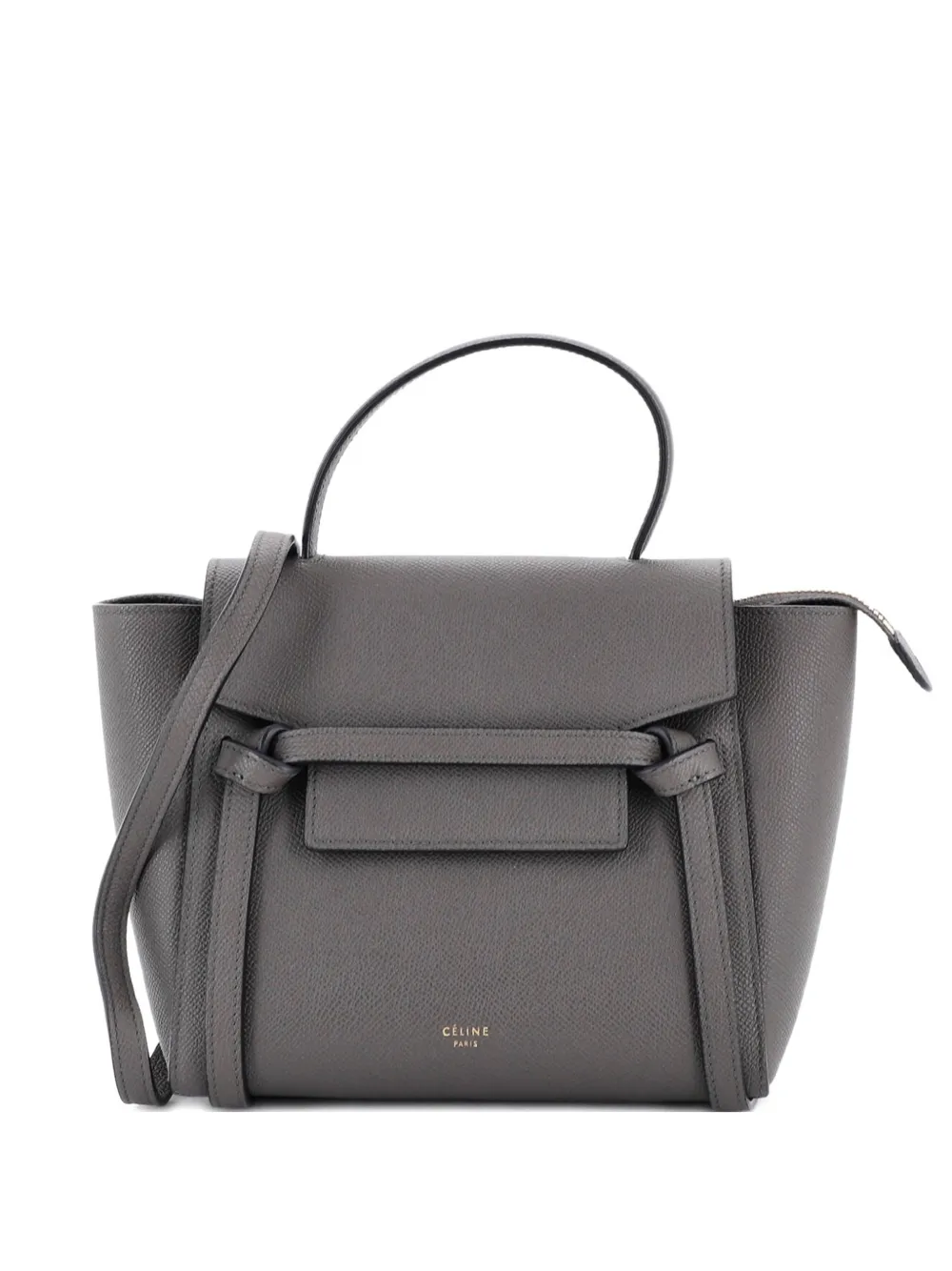 Celine Pre-Owned Belt Bag Textured Leather Nano shoulder bag - Grigio