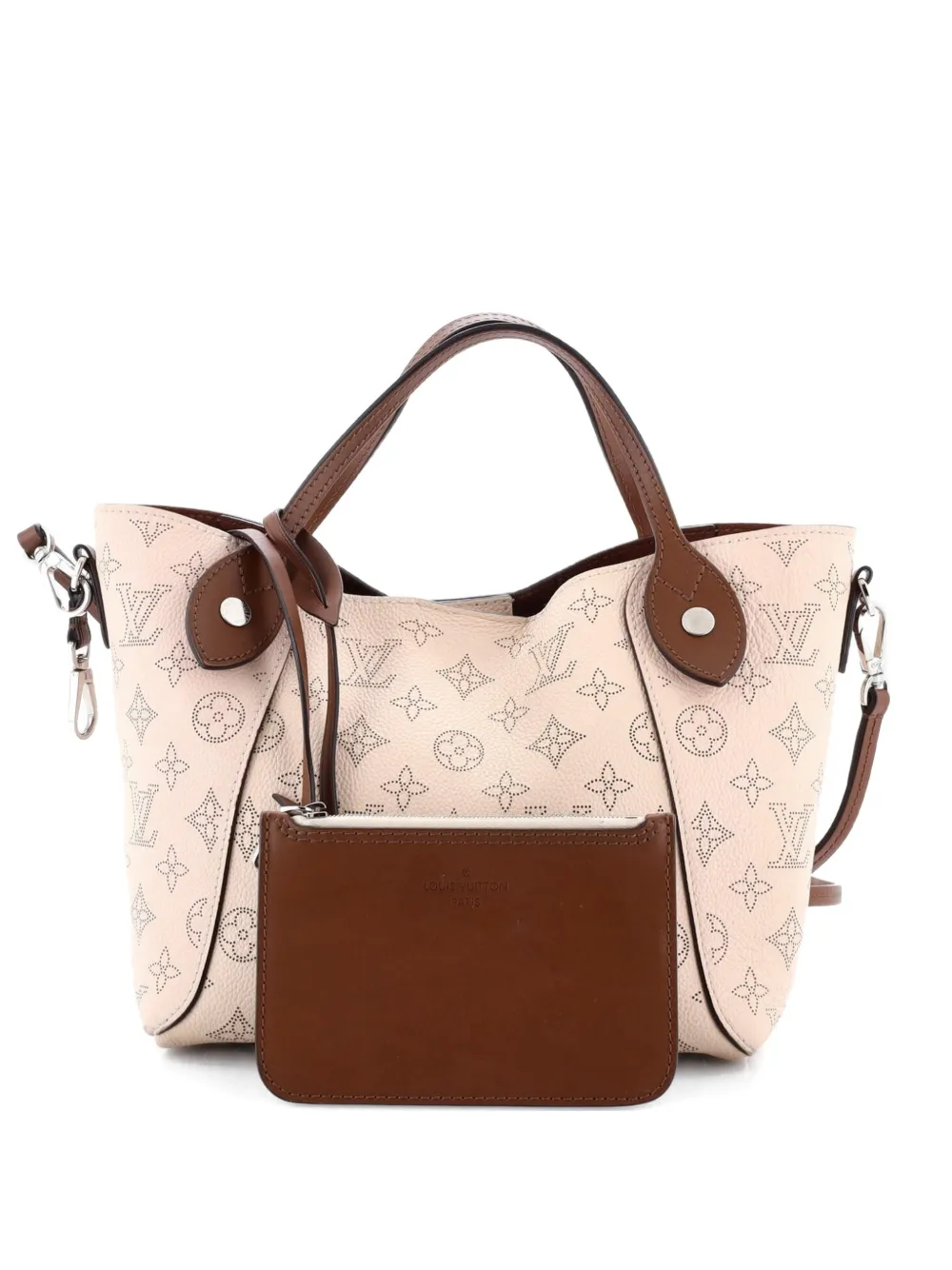 Louis Vuitton Pre-Owned Hina Handbag Mahina Leather PM shoulder bag - Neutrals