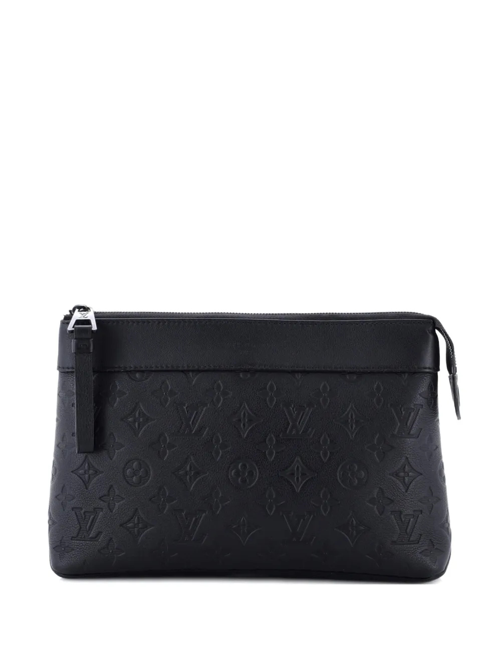 Louis Vuitton Pre-Owned Pochette Voyage Souple Monogram Shadow Leather clutch bag - Nero