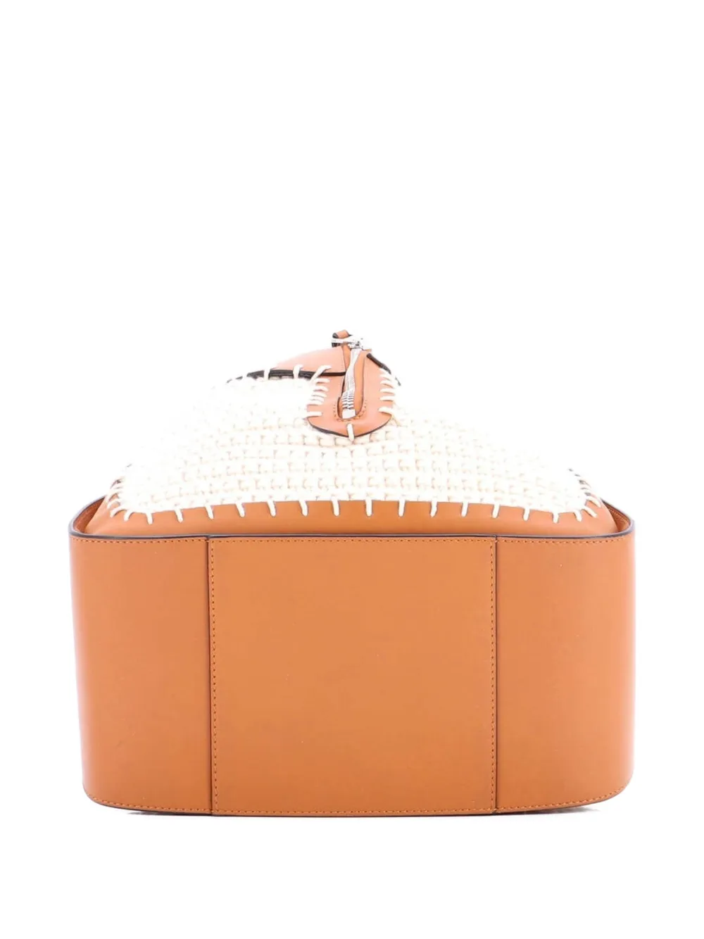 Hammock Bag Leather And Crochet Small Shoulder Bag
