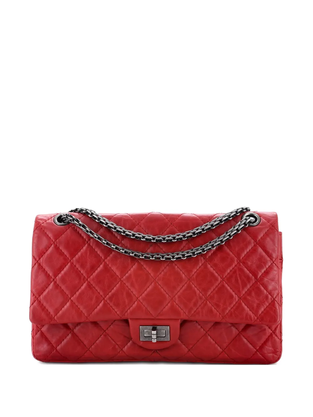 CHANEL Pre-Owned Reissue 2.55 Flap Bag Quilted Aged Calfskin 226 shoulder bag - Rosso