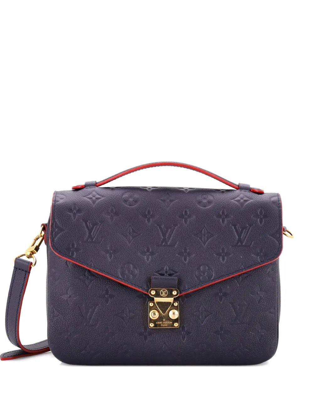 Louis Vuitton Pre-Owned Pochette Metis Monogram Empreinte Leather crossbody bag - Blu