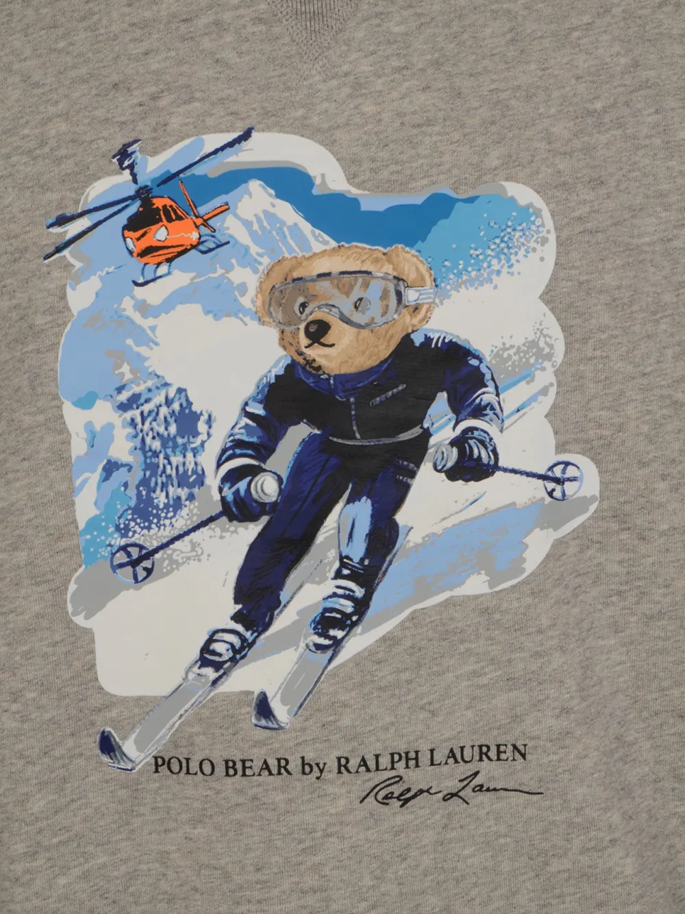 Polo Ralph Lauren Polo Bear trui met ronde hals en print Grijs