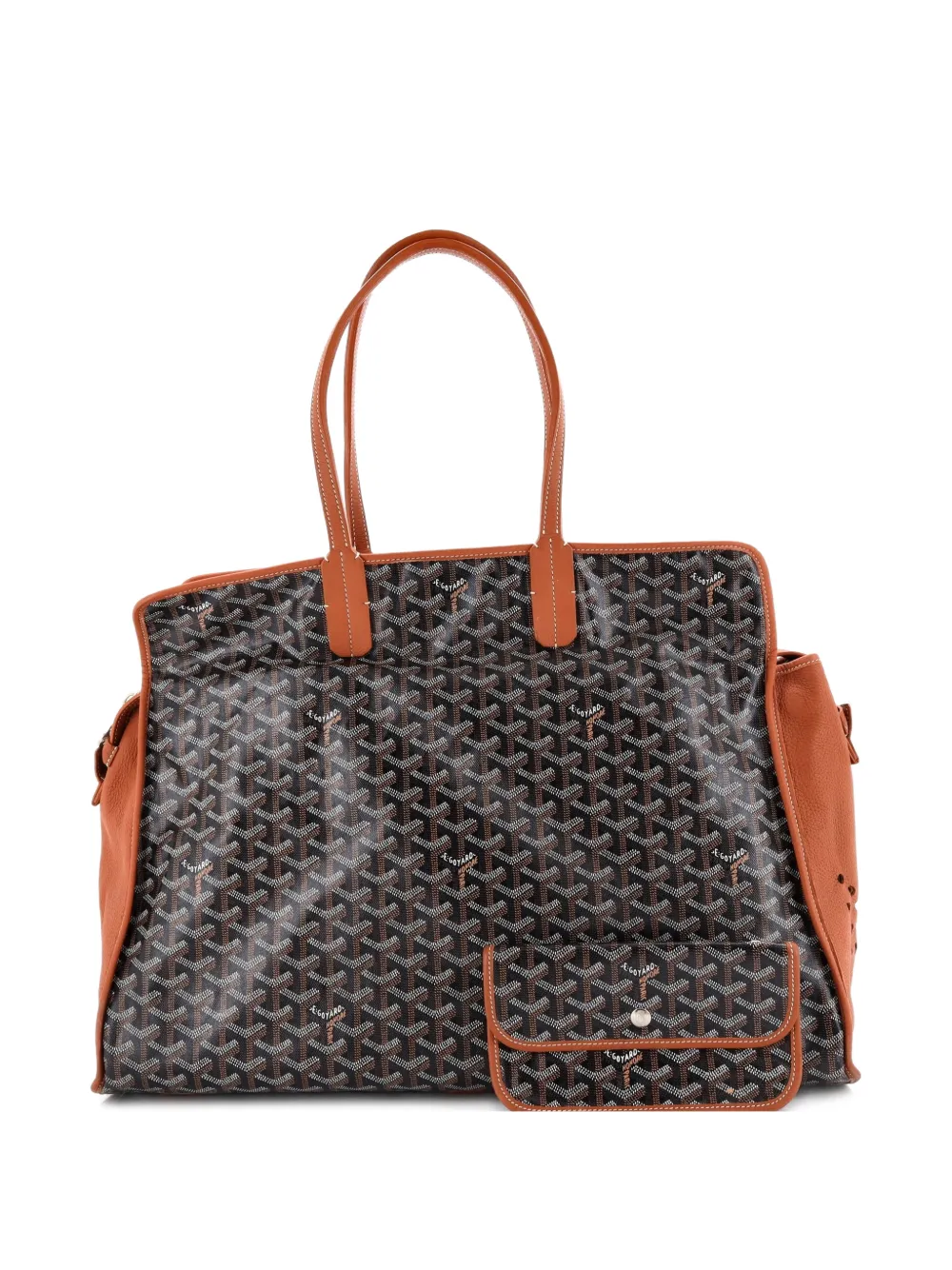 Goyard Pre-Owned Hardy Pet Carrier Coated Canvas GM shoulder bag - Marrone