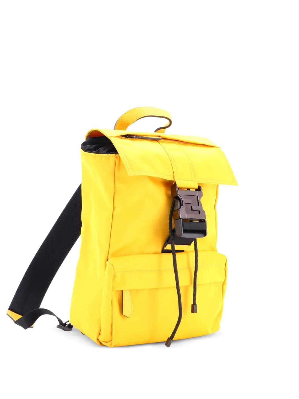 Fendi Pre-Owned Fendiness Nylon Small backpack - Giallo
