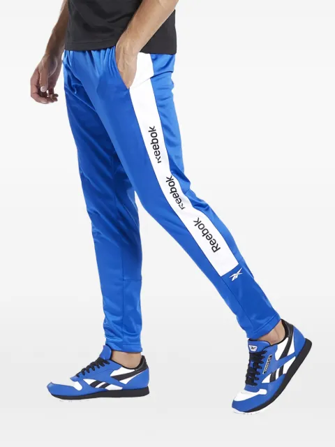 Reebok logo-tape track pants