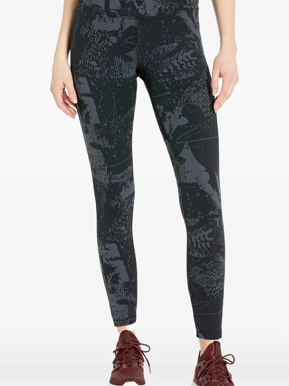 Reebok Combat Jacquard Lux WMNS Leggings - Schwarz