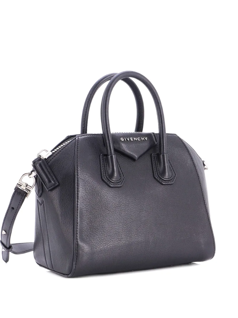 Givenchy Pre-Owned Antigona Bag Leather Mini crossbody bag - Nero