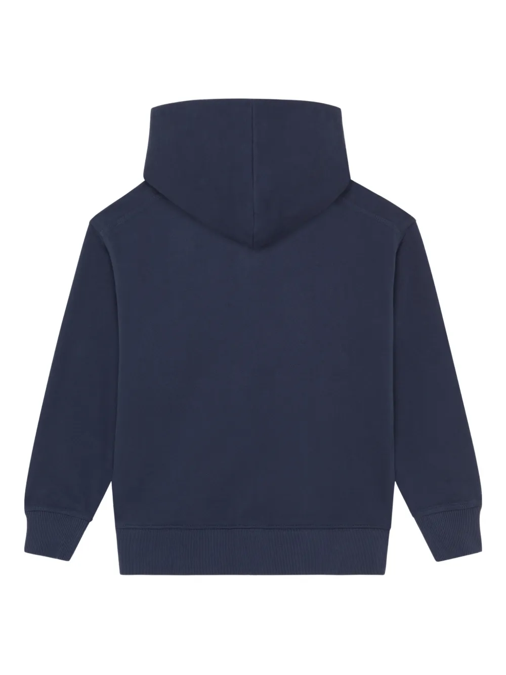 Vilebrequin Kids Hoodie met geborduurd detail en rits Blauw