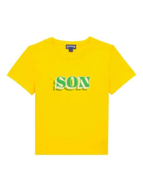 Vilebrequin Kids playera con cuello redondo