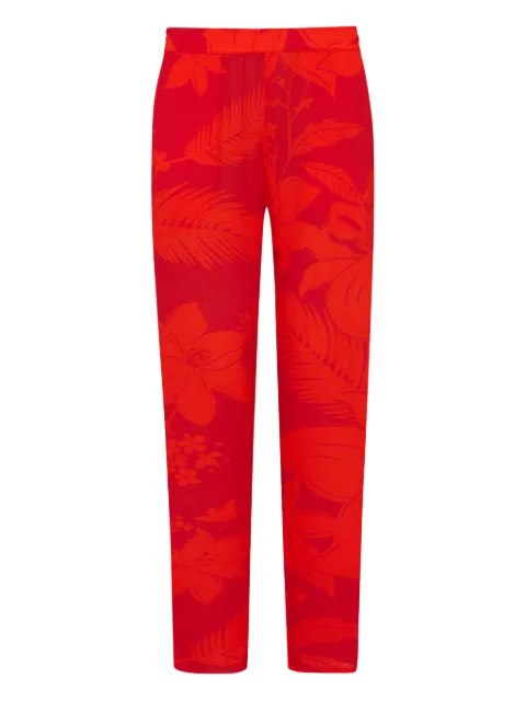 Vilebrequin flower-pattern trousers
