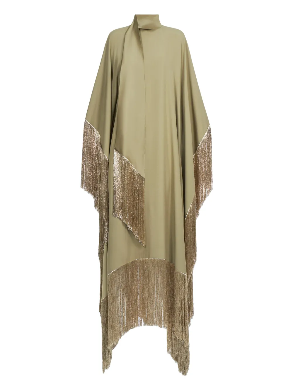 Taller Marmo Mrs. Ross Revue fringed midi dress - Verde