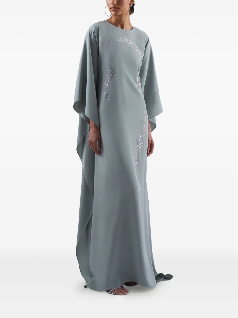 Taller Marmo Caesars maxi-jurk met stras Blauw