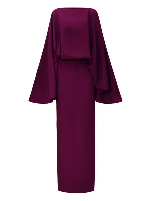 taller marmo purple dress Taller Marmo Sundance Slit Maxi Dress | Purple