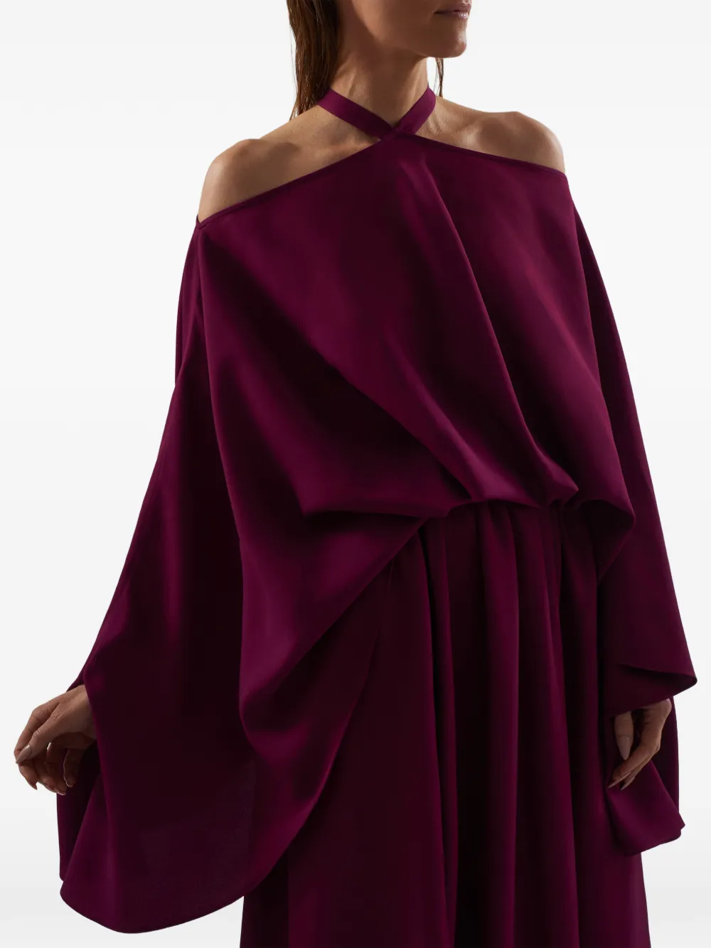 Taller Marmo Sundance maxi-jurk met split Paars