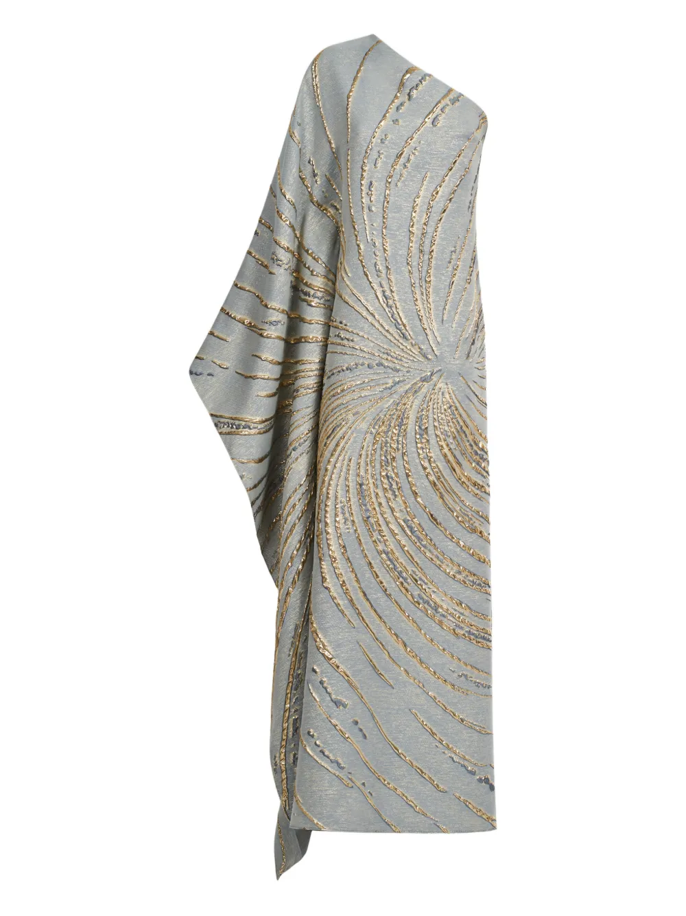 Taller Marmo Cannes one-shoulder pattern maxi dress - Blu