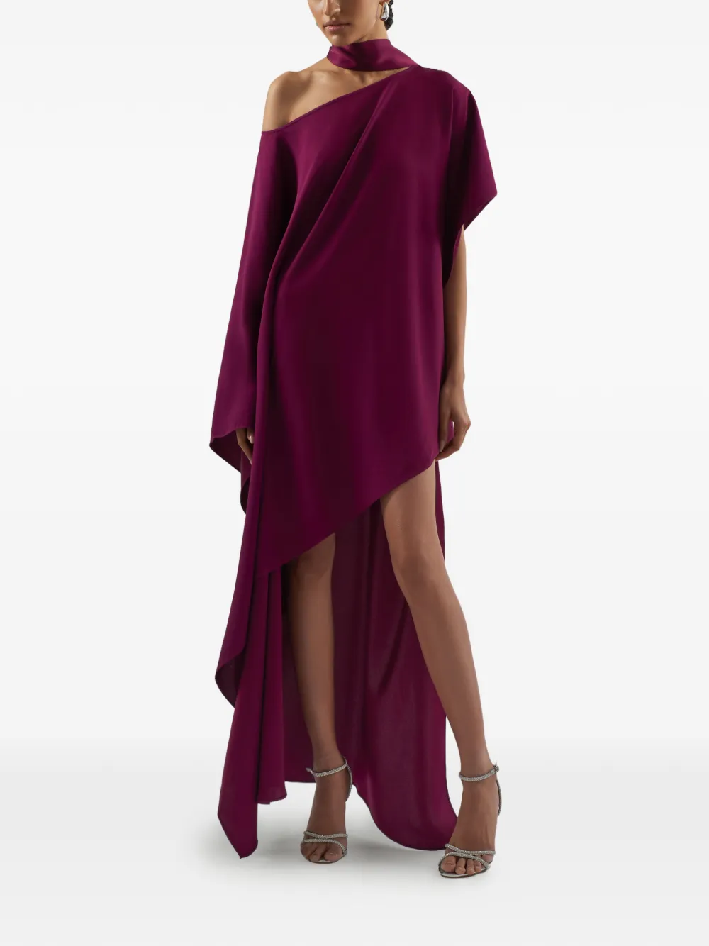 Taller Marmo Trebbia one-shoulder dress - Paars