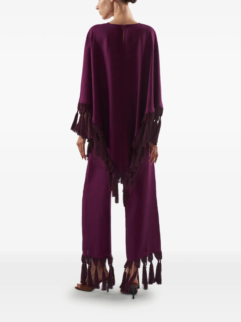  Taller Marmo Gloria Tassel Blouse - Purple 