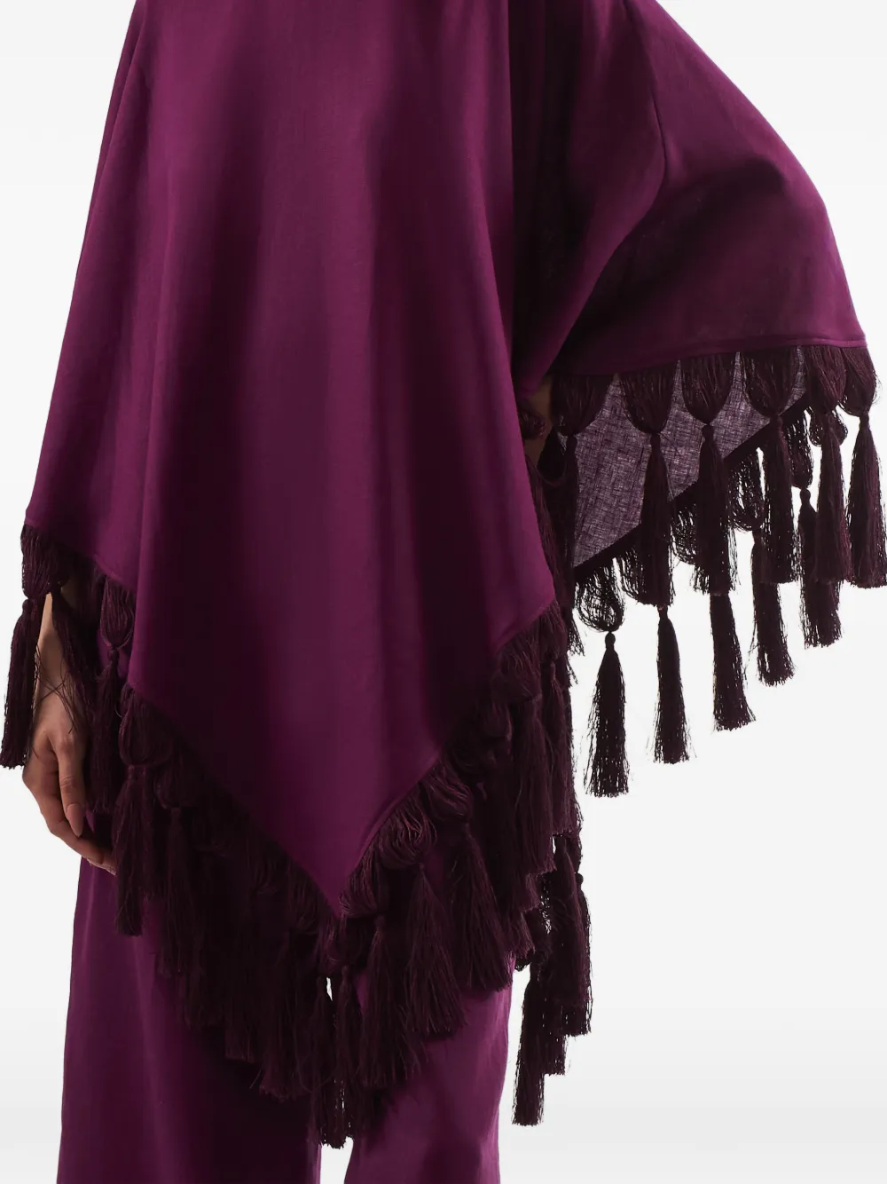 Taller Marmo Gloria blouse met kwastje Paars