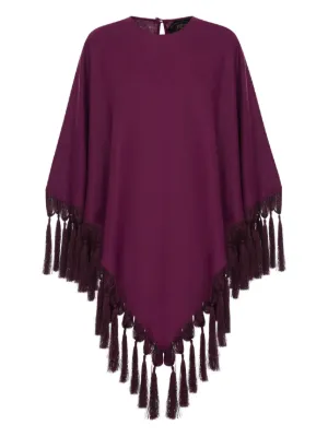 ETRO ペイズリーポンチョ | レッド | FARFETCH JP