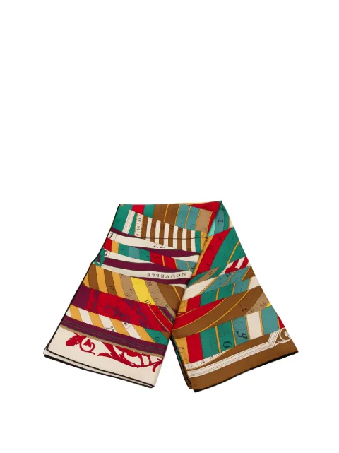 Hermès Pre-Owned 2010-2025 Astrologie Nouvelle Silk Scarf 90 scarves