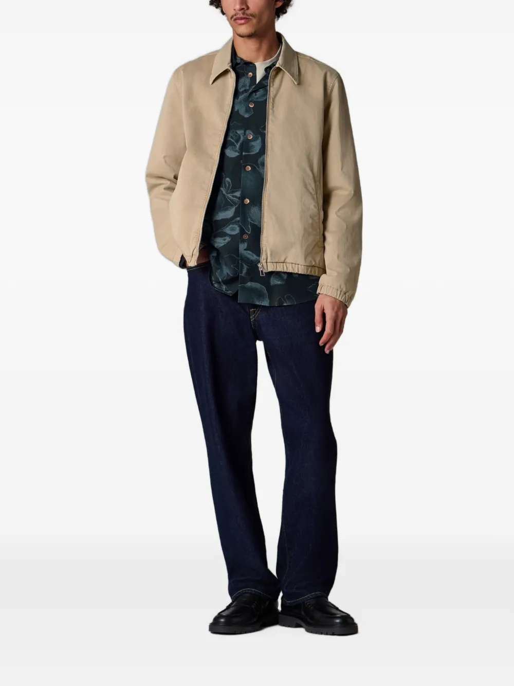 Paul Smith Good Fortune Floral overhemd Blauw