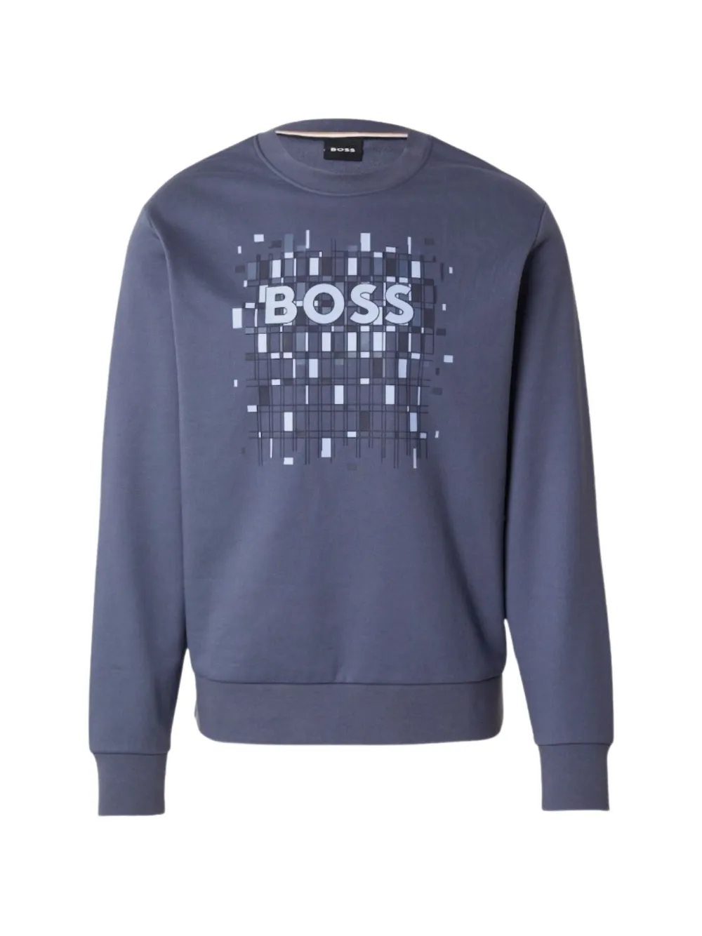 BOSS Maglione con logo - Blu