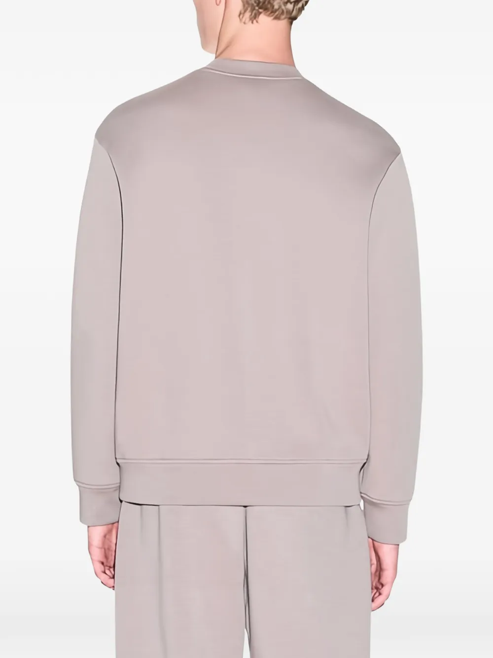  Armani Exchange Embroidered Sweatshirt - Neutrals 
