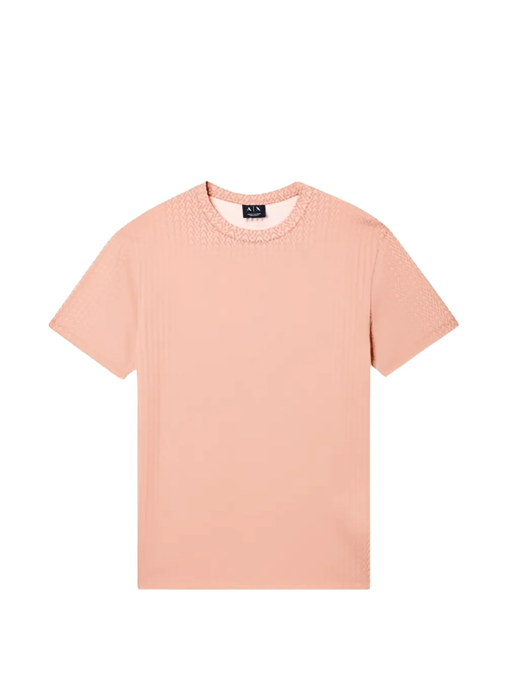 Armani Exchange logo-pattern T-shirt - Arancione