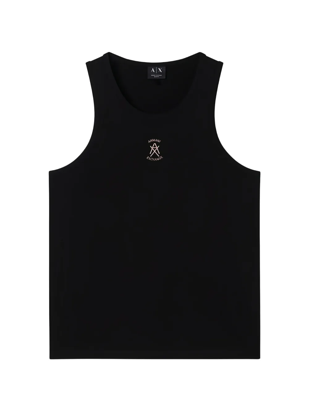 Armani Exchange logo-embroidered tank top - Nero