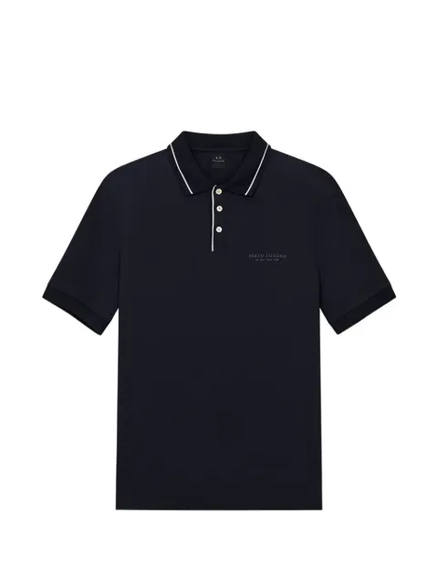 Armani Exchange logo-embellishment polo shirt